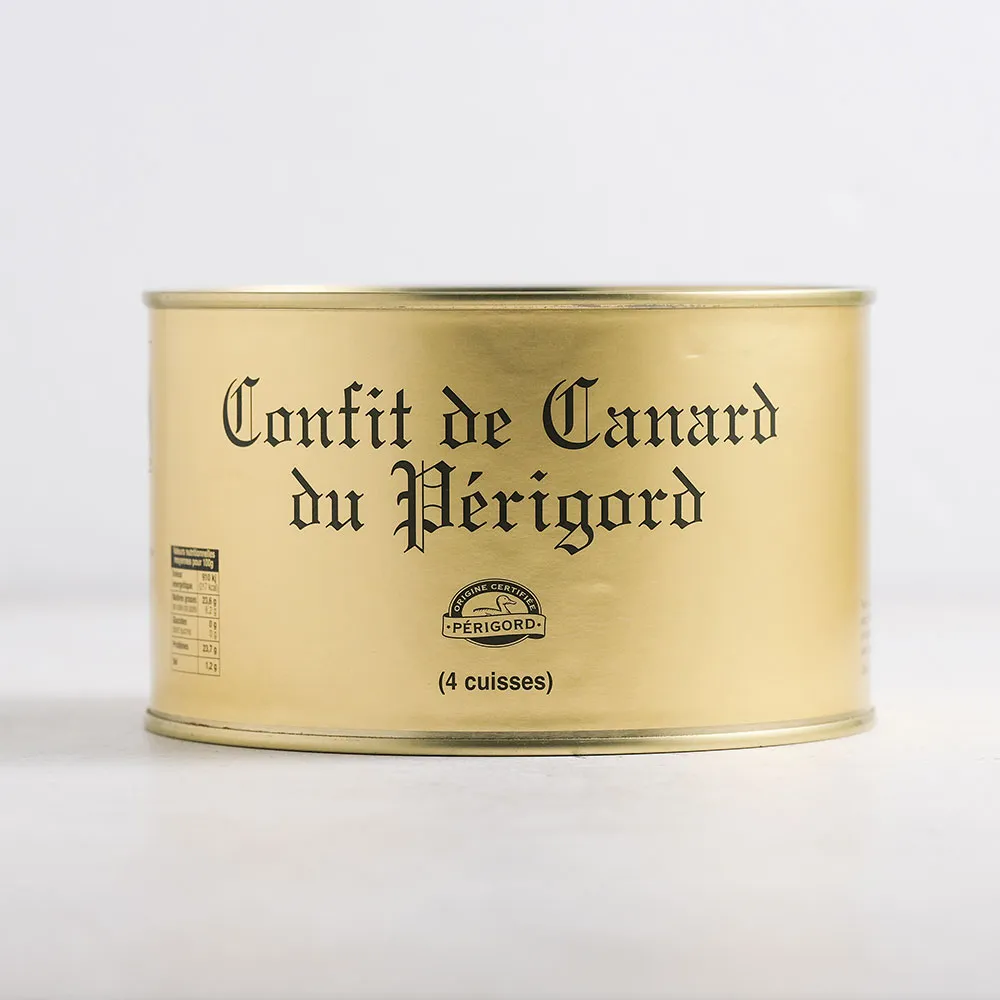 Confit de canard du Périgord (4 cuisses)