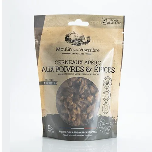 Cerneaux de noix aux poivres & épices (125g)