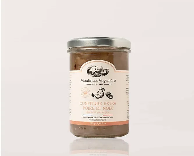 Confiture Extra Poire et Noix (250g)